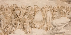 Frederick V llegando a Bohemia de Adriaen van de Venne